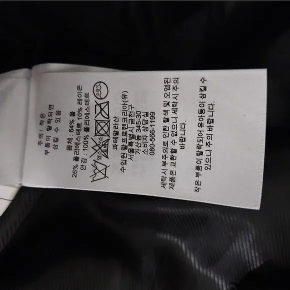 NWT@$340! LAUREN BY RALPH LAUREN! BLACK WOOL BLEND DOUBLE BREAST OVERCOAT! SZ 8 - Picture 15 of 16